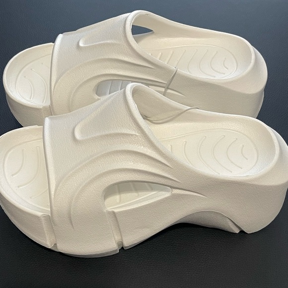 EVA Platform Wedges Non Slip Slides Beach Sandals, Lightweight Chunky Slides - Picture 4 of 13